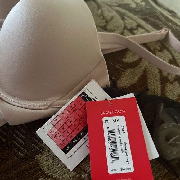 Spanx Shape wear - strapless mid-thigh bodysuit / beige - Picture 3 of 4